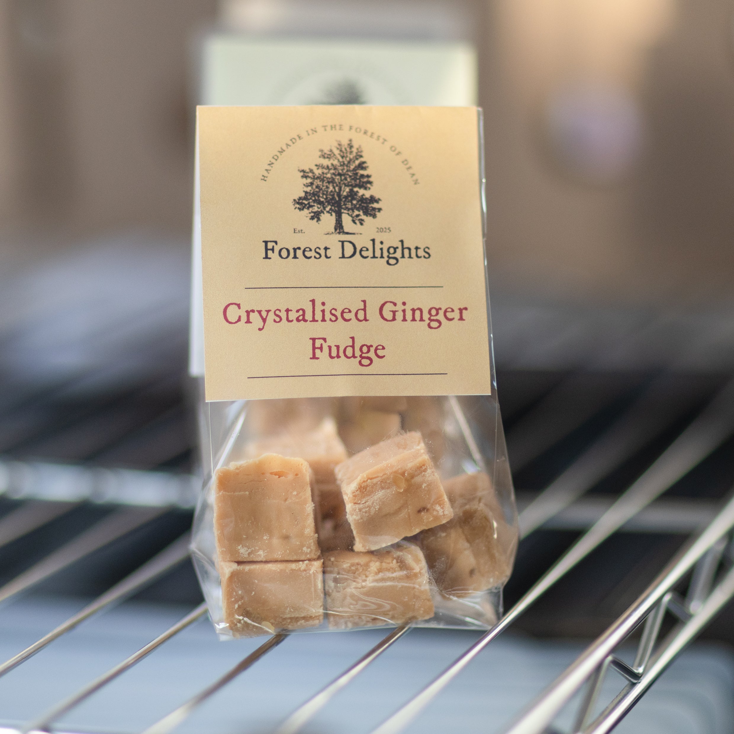 Crystallised Ginger Fudge